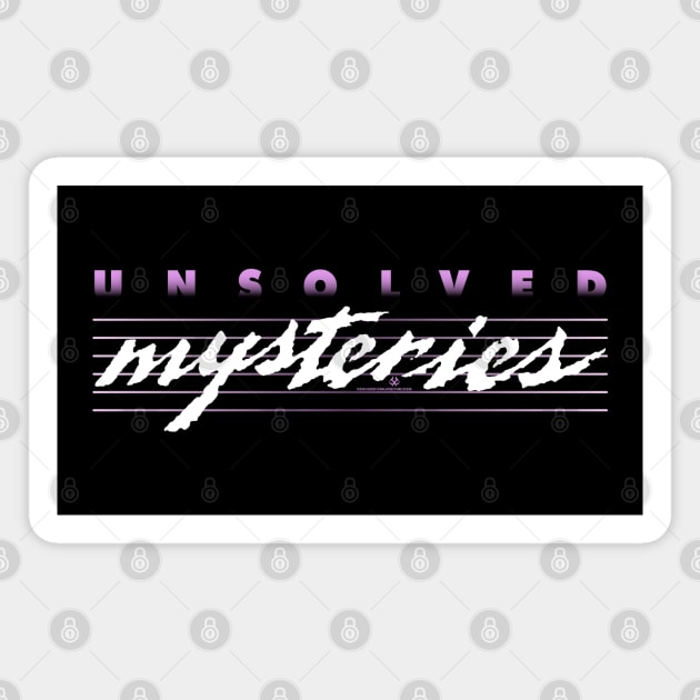 Unsolved Mysteries Magnet by Turnbill Truth Designs